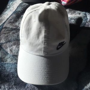 White Nike hat